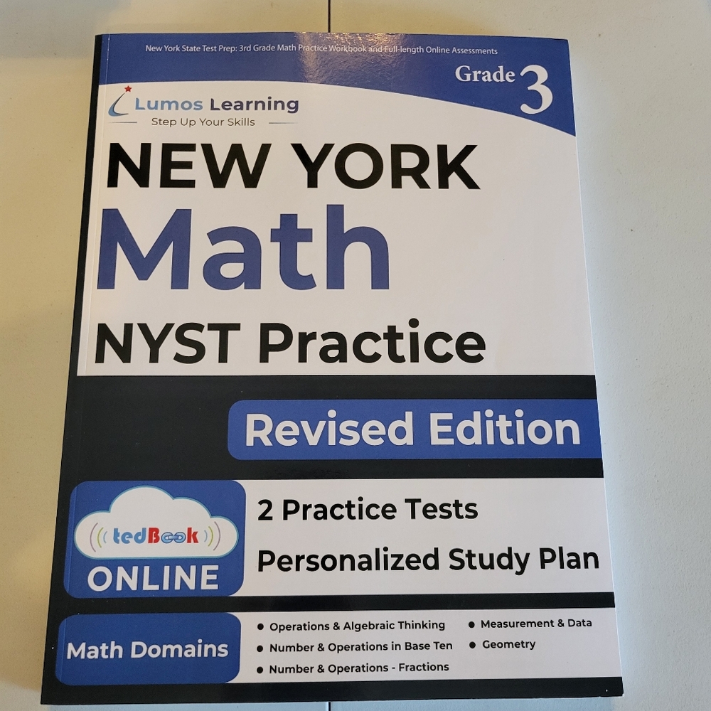 New York State Test Prep: 3rd Grade Math Practice Workbook Revised Edition NYST